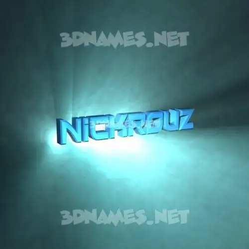 nickrouz in Light Shine style - 3D name wallpaper nickrouz in Light Shine style - 3D name wallpaper