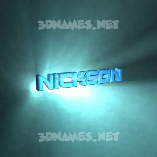 nickson in Light Shine style - 3D name wallpaper nickson in Light Shine style - 3D name wallpaper