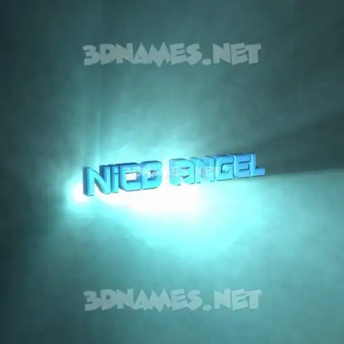 nico angel in Light Shine style - 3D name wallpaper nico angel in Light Shine style - 3D name wallpaper