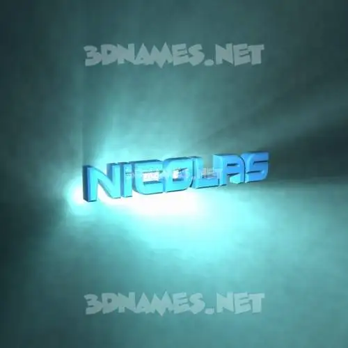 nicolas in Light Shine style - 3D name wallpaper nicolas in Light Shine style - 3D name wallpaper