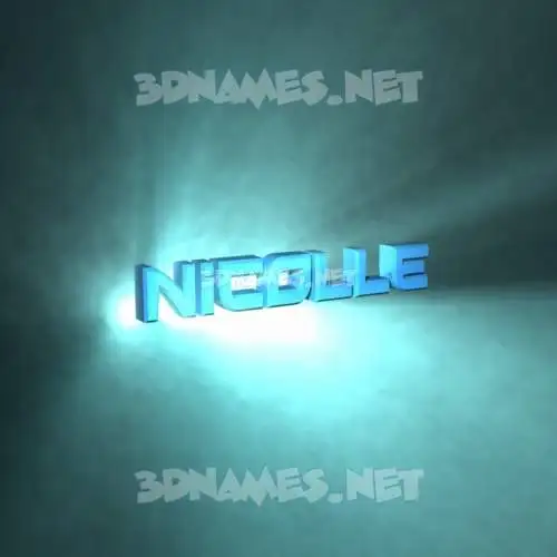 nicolle in Light Shine style - 3D name wallpaper nicolle in Light Shine style - 3D name wallpaper