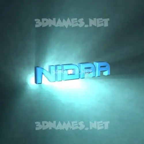 nidaa in Light Shine style - 3D name wallpaper nidaa in Light Shine style - 3D name wallpaper
