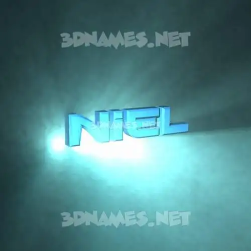 niel in Light Shine style - 3D name wallpaper niel in Light Shine style - 3D name wallpaper