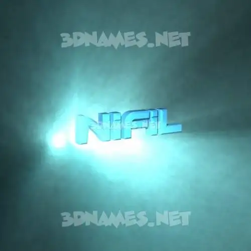 nifil in Light Shine style - 3D name wallpaper nifil in Light Shine style - 3D name wallpaper
