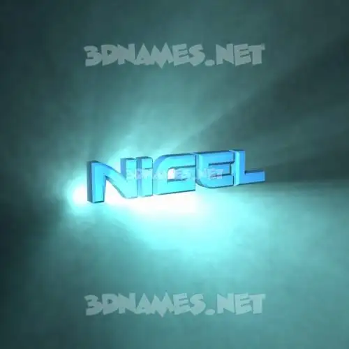 nigel in Light Shine style - 3D name wallpaper