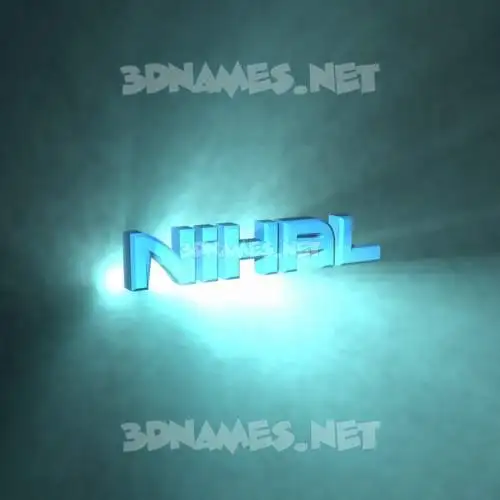 nihal in Light Shine style - 3D name wallpaper nihal in Light Shine style - 3D name wallpaper