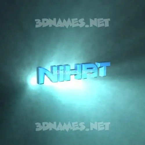 nihat in Light Shine style - 3D name wallpaper nihat in Light Shine style - 3D name wallpaper