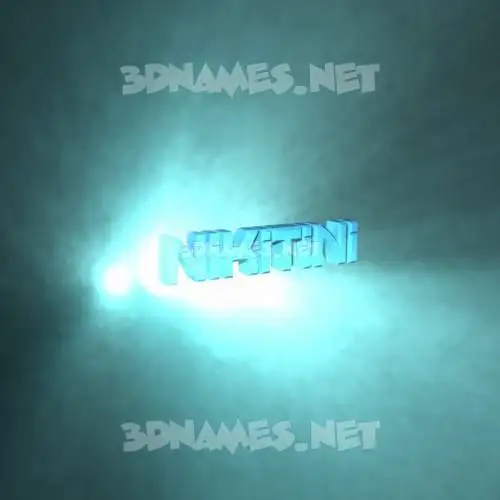 nikitini in Light Shine style - 3D name wallpaper nikitini in Light Shine style - 3D name wallpaper
