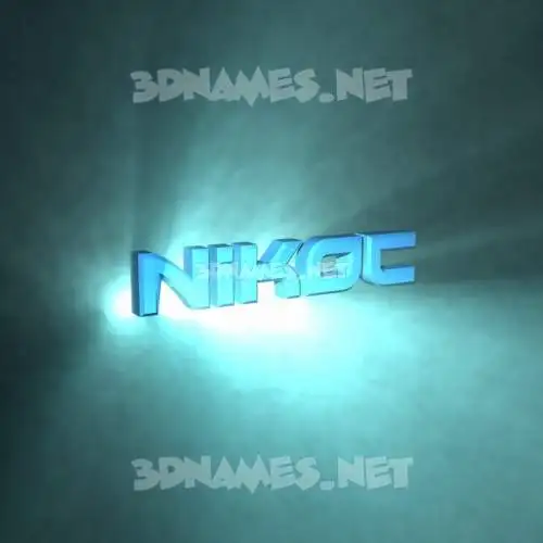 nikoc in Light Shine style - 3D name wallpaper nikoc in Light Shine style - 3D name wallpaper