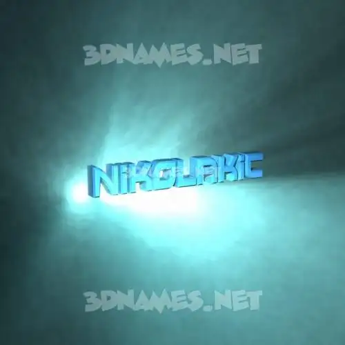 nikolakic in Light Shine style - 3D name wallpaper nikolakic in Light Shine style - 3D name wallpaper