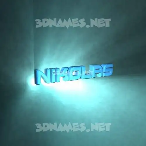 nikolas in Light Shine style - 3D name wallpaper nikolas in Light Shine style - 3D name wallpaper
