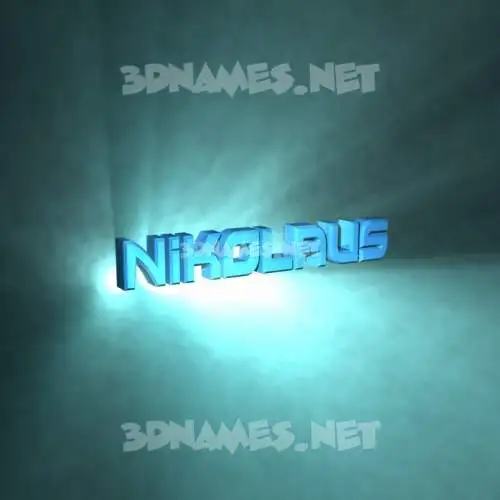 nikolaus in Light Shine style - 3D name wallpaper nikolaus in Light Shine style - 3D name wallpaper
