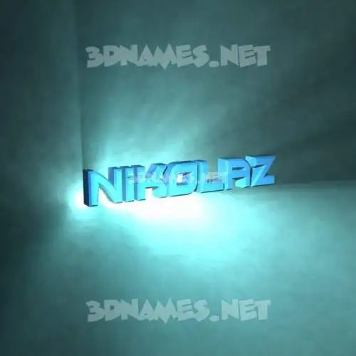 nikolaz in Light Shine style - 3D name wallpaper nikolaz in Light Shine style - 3D name wallpaper