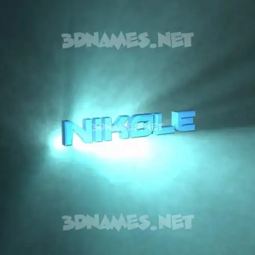 nikole in Light Shine style - 3D name wallpaper nikole in Light Shine style - 3D name wallpaper