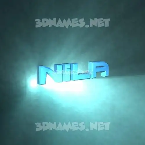 nila in Light Shine style - 3D name wallpaper nila in Light Shine style - 3D name wallpaper