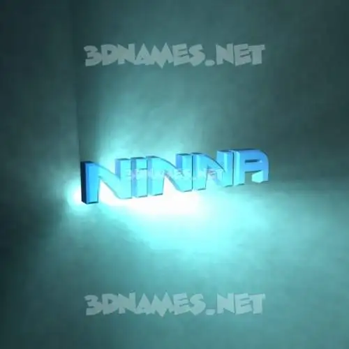 ninna in Light Shine style - 3D name wallpaper ninna in Light Shine style - 3D name wallpaper