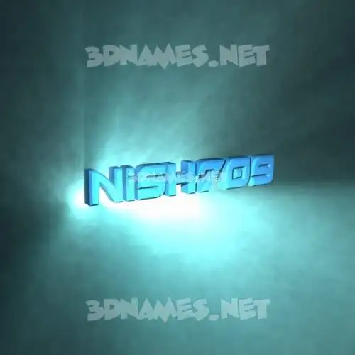 nish709 in Light Shine style - 3D name wallpaper nish709 in Light Shine style - 3D name wallpaper