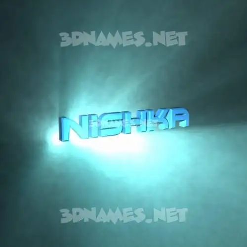 nishka in Light Shine style - 3D name wallpaper nishka in Light Shine style - 3D name wallpaper