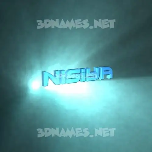 nisiya in Light Shine style - 3D name wallpaper nisiya in Light Shine style - 3D name wallpaper