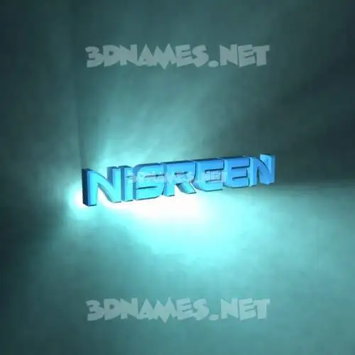 nisreen in Light Shine style - 3D name wallpaper nisreen in Light Shine style - 3D name wallpaper