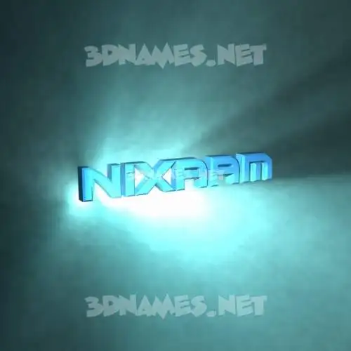nixaam in Light Shine style - 3D name wallpaper nixaam in Light Shine style - 3D name wallpaper