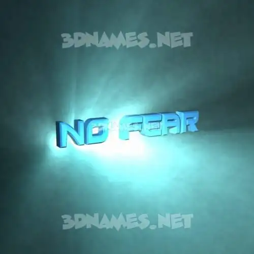 no fear in Light Shine style - 3D name wallpaper no fear in Light Shine style - 3D name wallpaper