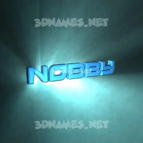 nobby in Light Shine style - 3D name wallpaper nobby in Light Shine style - 3D name wallpaper