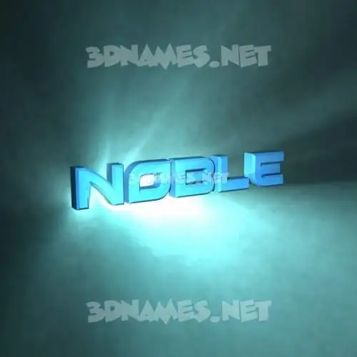 noble in Light Shine style - 3D name wallpaper noble in Light Shine style - 3D name wallpaper
