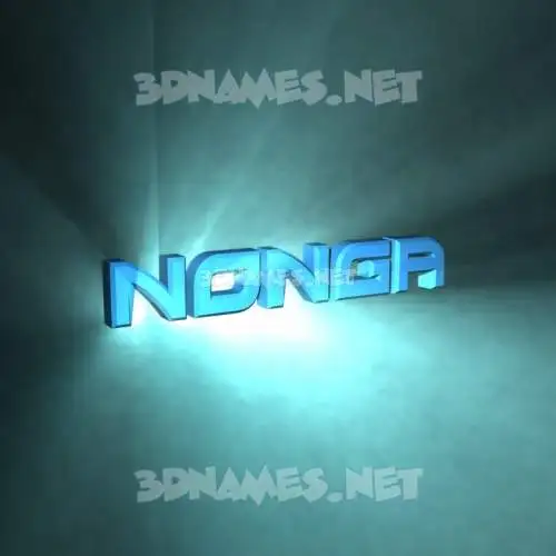 nonga in Light Shine style - 3D name wallpaper nonga in Light Shine style - 3D name wallpaper
