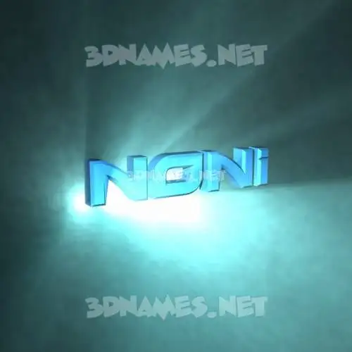 noni in Light Shine style - 3D name wallpaper noni in Light Shine style - 3D name wallpaper