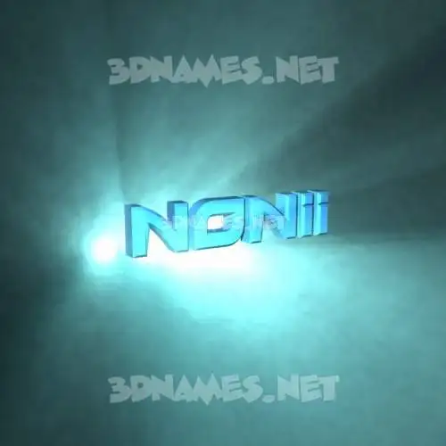 nonii in Light Shine style - 3D name wallpaper nonii in Light Shine style - 3D name wallpaper