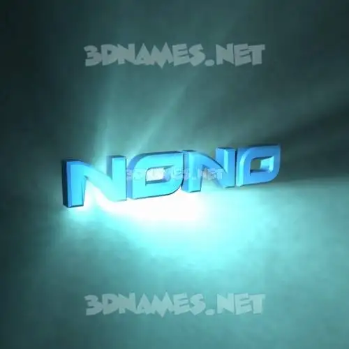 nono in Light Shine style - 3D name wallpaper nono in Light Shine style - 3D name wallpaper