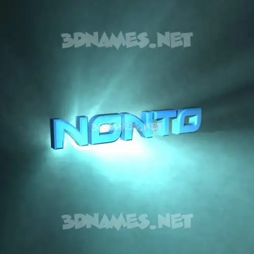 nonto in Light Shine style - 3D name wallpaper nonto in Light Shine style - 3D name wallpaper