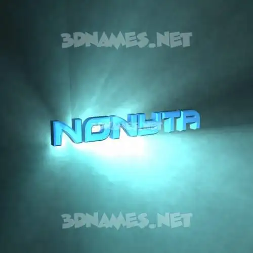 nonyta in Light Shine style - 3D name wallpaper nonyta in Light Shine style - 3D name wallpaper