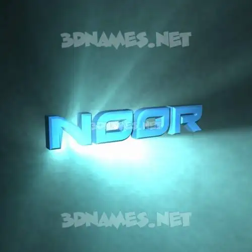 noor in Light Shine style - 3D name wallpaper noor in Light Shine style - 3D name wallpaper