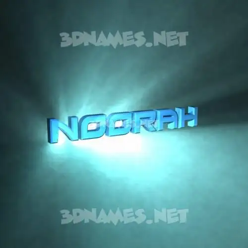noorah in Light Shine style - 3D name wallpaper noorah in Light Shine style - 3D name wallpaper