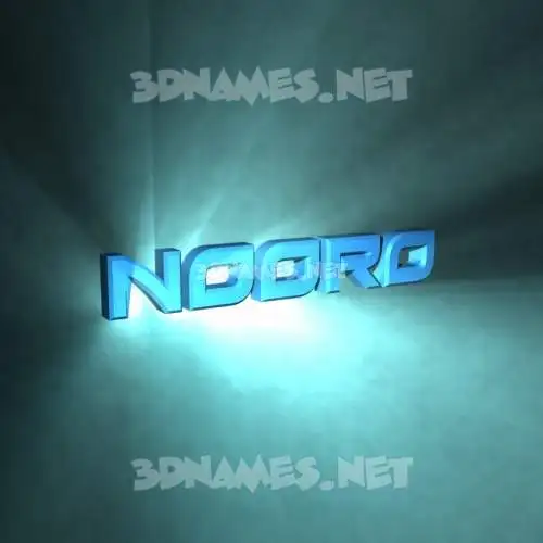 nooro in Light Shine style - 3D name wallpaper nooro in Light Shine style - 3D name wallpaper