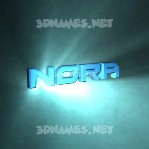 nora in Light Shine style - 3D name wallpaper nora in Light Shine style - 3D name wallpaper