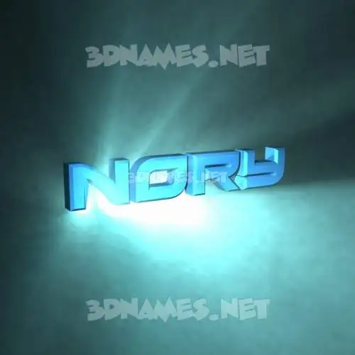 nory in Light Shine style - 3D name wallpaper nory in Light Shine style - 3D name wallpaper