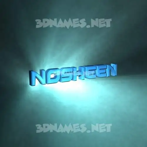 nosheen in Light Shine style - 3D name wallpaper nosheen in Light Shine style - 3D name wallpaper