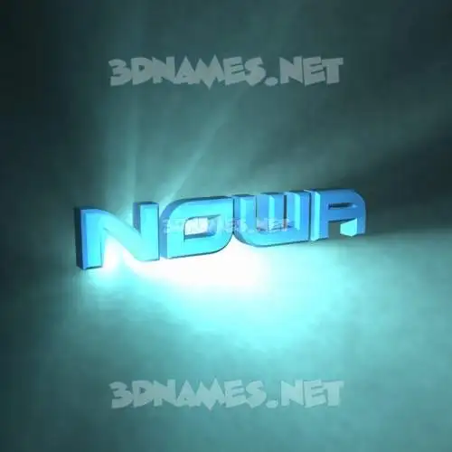 nowa in Light Shine style - 3D name wallpaper nowa in Light Shine style - 3D name wallpaper