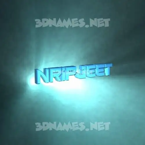 nripjeet in Light Shine style - 3D name wallpaper