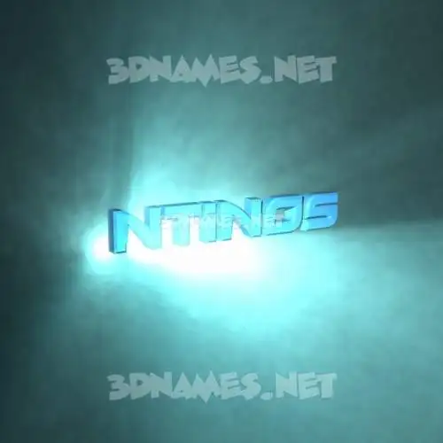 ntinos in Light Shine style - 3D name wallpaper