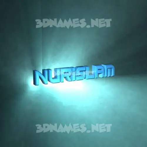 nurislam in Light Shine style - 3D name wallpaper nurislam in Light Shine style - 3D name wallpaper