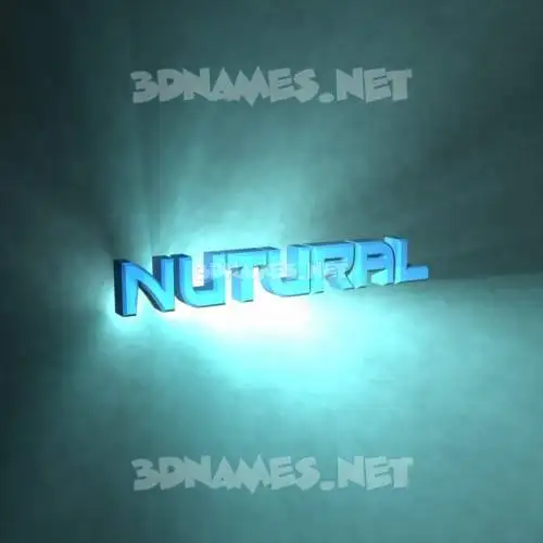 nutural in Light Shine style - 3D name wallpaper nutural in Light Shine style - 3D name wallpaper
