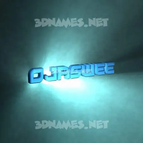 ojaswee in Light Shine style - 3D name wallpaper
