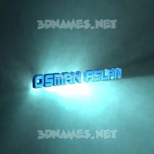 osman aslan in Light Shine style - 3D name wallpaper osman aslan in Light Shine style - 3D name wallpaper