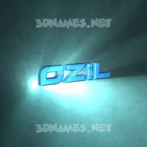 ozil in Light Shine style - 3D name wallpaper ozil in Light Shine style - 3D name wallpaper