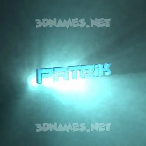 patrik in Light Shine style - 3D name wallpaper patrik in Light Shine style - 3D name wallpaper