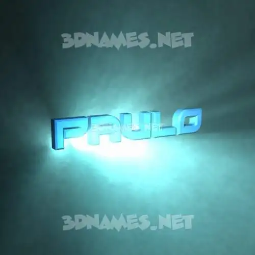 paulo in Light Shine style - 3D name wallpaper paulo in Light Shine style - 3D name wallpaper